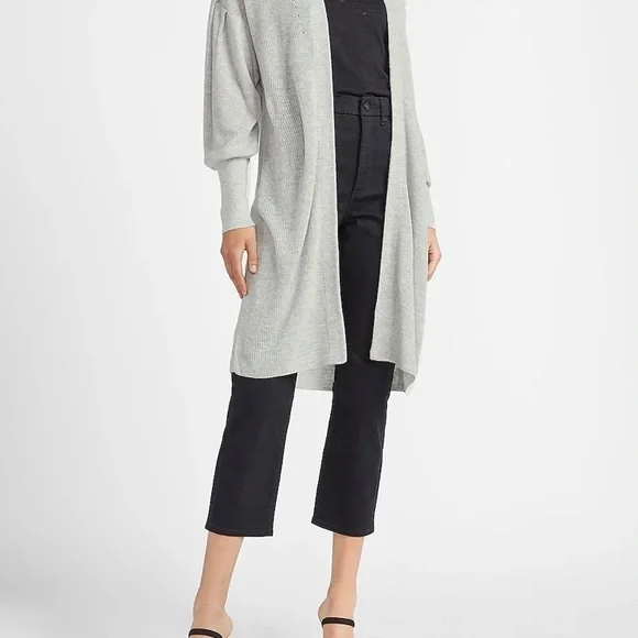 Express long puff sleeve cardigan - Picture 10 of 11
